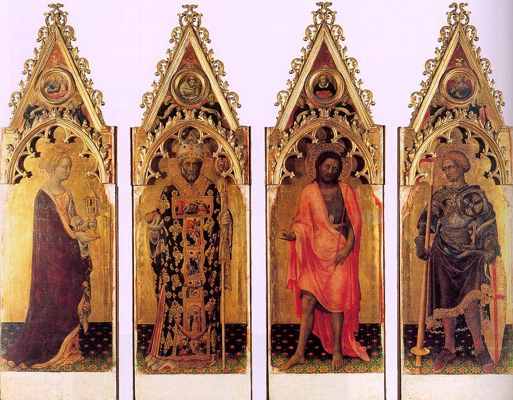 Gentile da  Fabriano Four Saints of the Quaratesi Polyptych China oil painting art